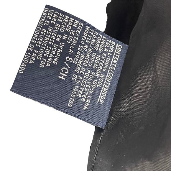 Weather Tamer Women's Size Small Grey Double Breasted 100% Wool Pea Coat - Picture 5 of 9